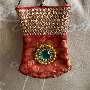 Mini crossbody or cell phone holder